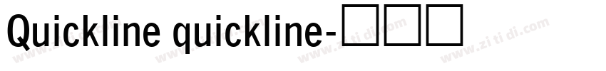 Quickline quickline字体转换